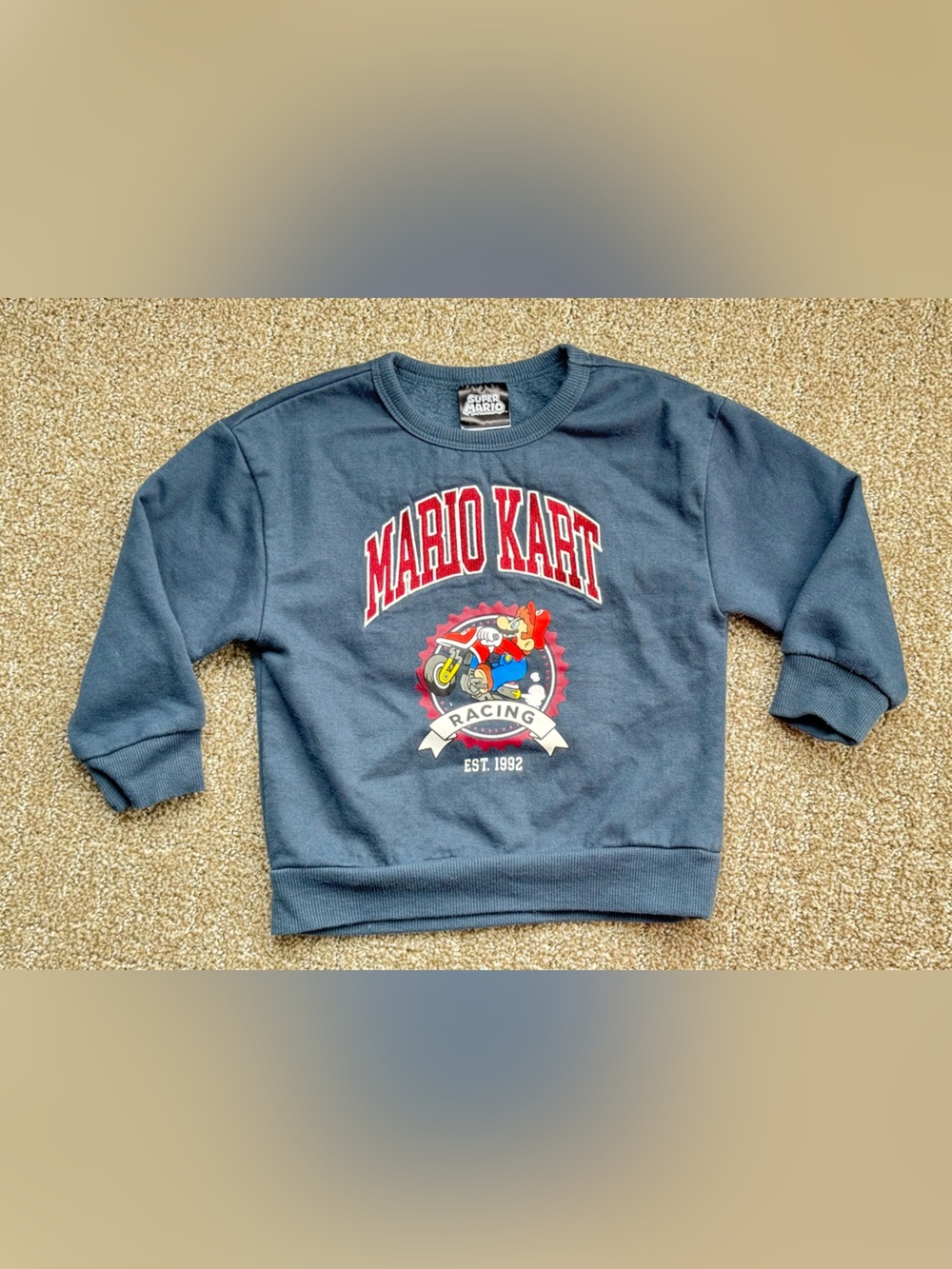 Mario Kart sweatshirts kids size 3T